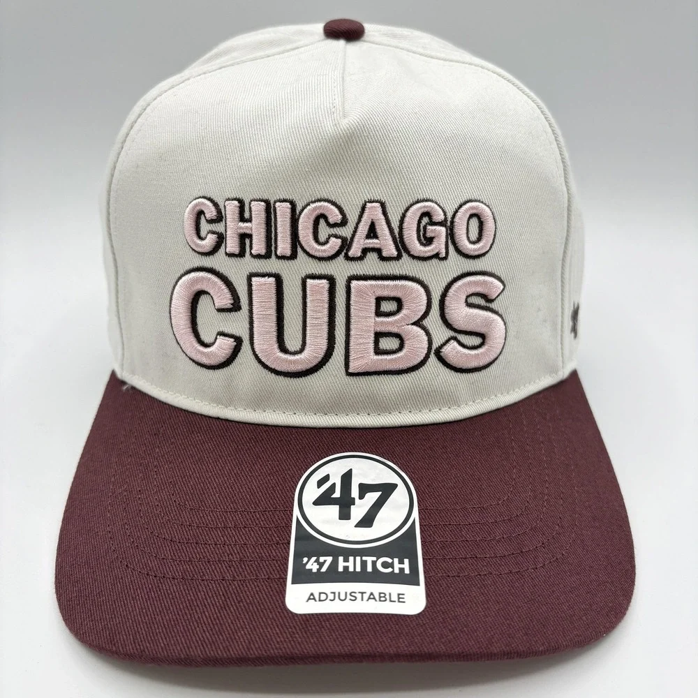Chicago Cubs 47 Brand Hat Unisex Love Letter Adjustable Hitch Snap Back MLB NEW